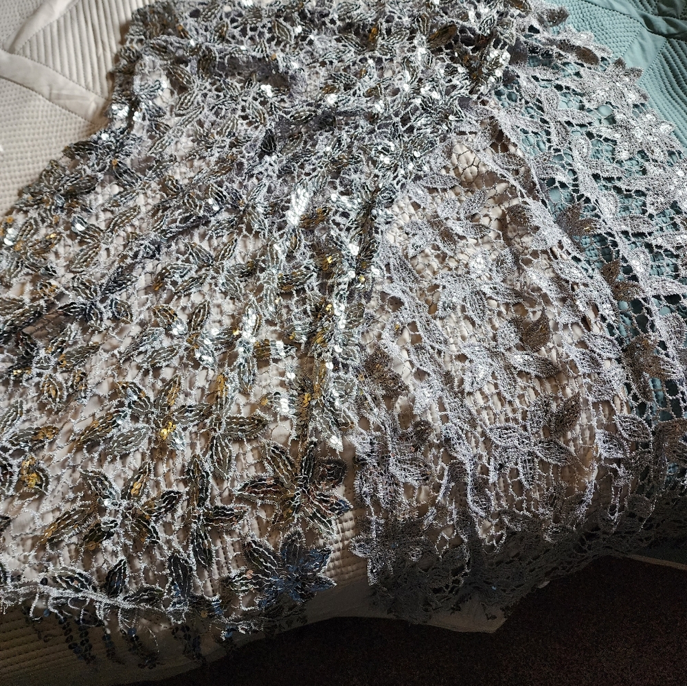Sequined scarf/wrap